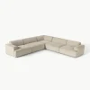 XL-Ecksofa Melva aus Cord