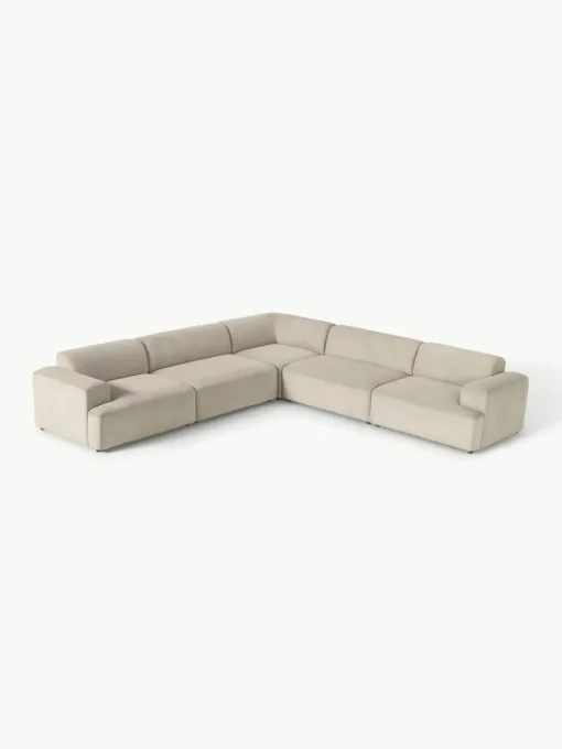 XL-Ecksofa Melva aus Cord