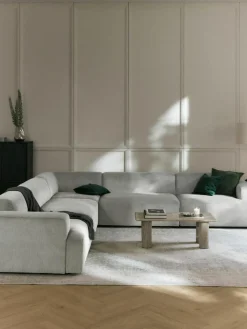 XL-Ecksofa Melva aus Cord