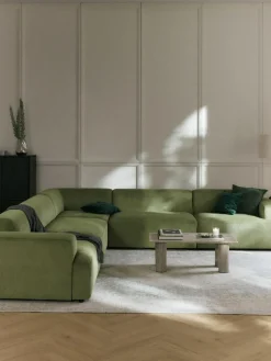 XL-Ecksofa Melva aus Cord