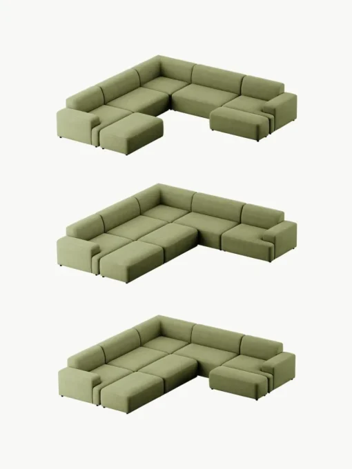 XL-Ecksofa Melva aus Cord