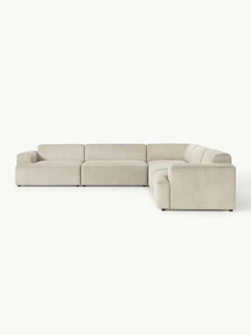 XL-Ecksofa Melva aus Cord