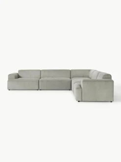 XL-Ecksofa Melva aus Cord
