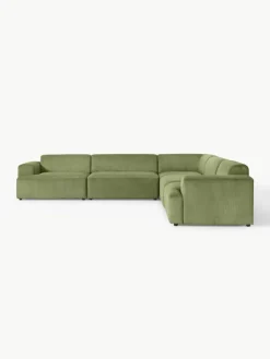 XL-Ecksofa Melva aus Cord