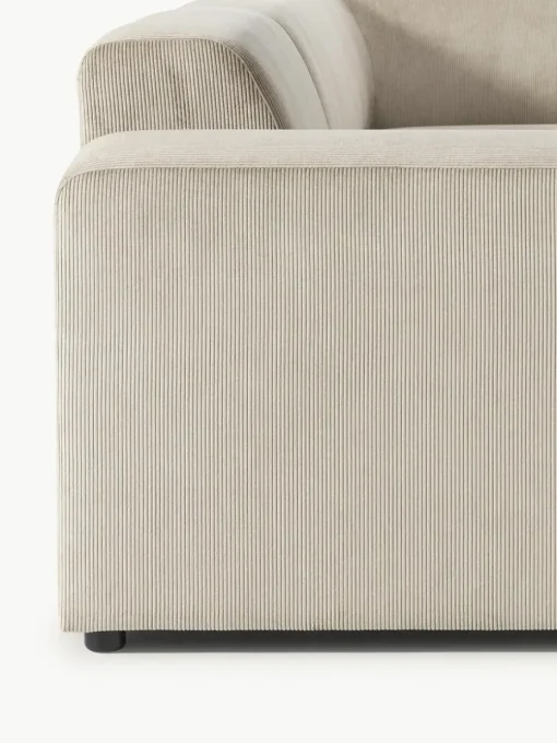XL-Ecksofa Melva aus Cord