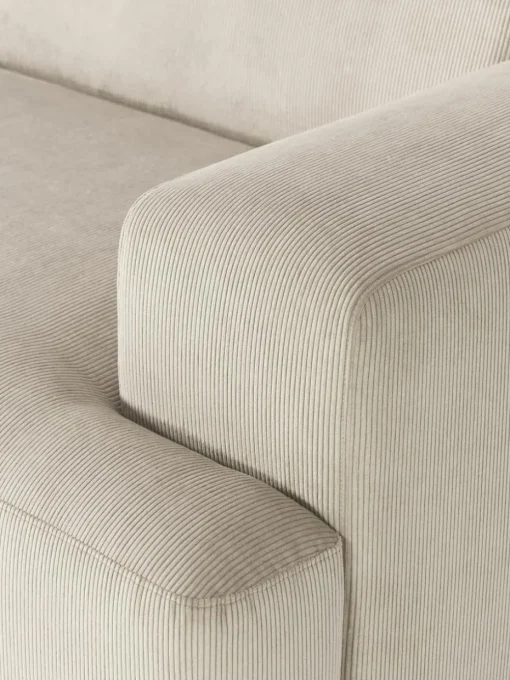 XL-Ecksofa Melva aus Cord