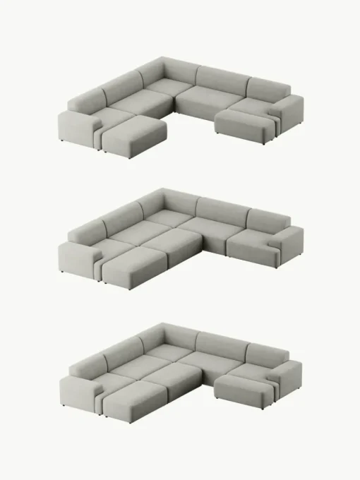 XL-Ecksofa Melva aus Cord