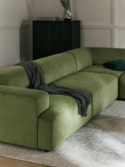 XL-Ecksofa Melva aus Cord