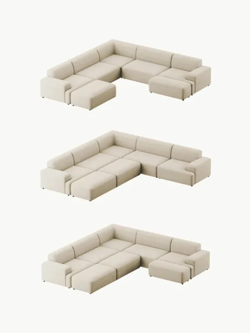 XL-Ecksofa Melva aus Cord