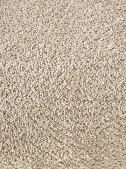XL-Hocker Alba aus Teddy-Bouclé