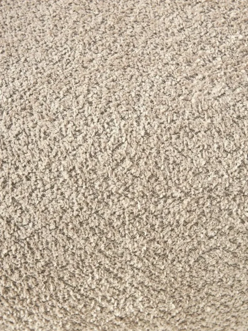 XL-Hocker Alba aus Teddy-Bouclé