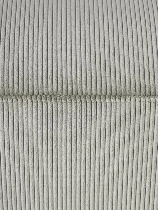 XL-Hocker Melva aus Cord, B 116 x T 42 cm