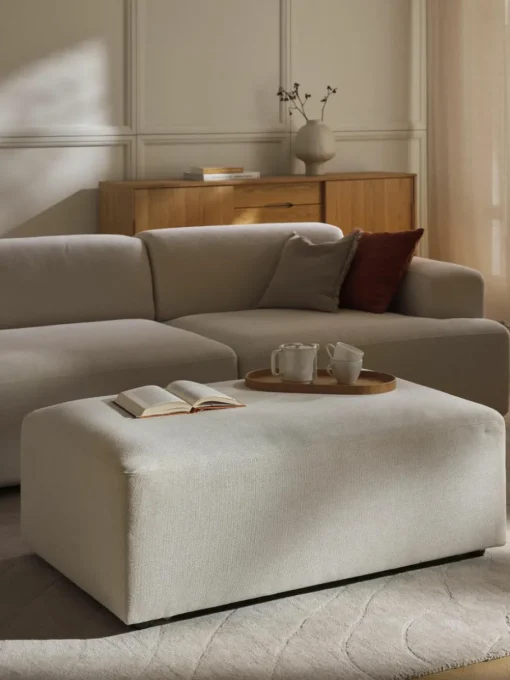 XL-Hocker Melva, B 116 x T 72 cm