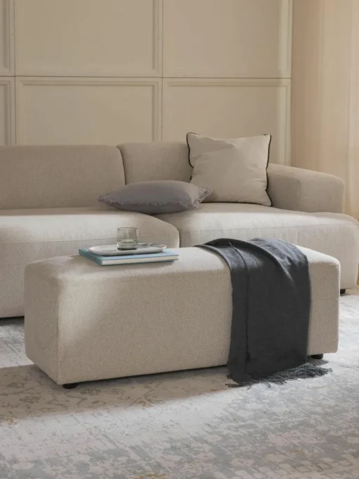 XL-Hocker Melva, B 116 x T 42 cm