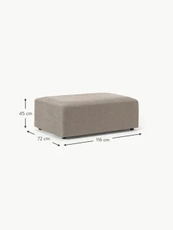 XL-Hocker Melva, B 116 x T 72 cm
