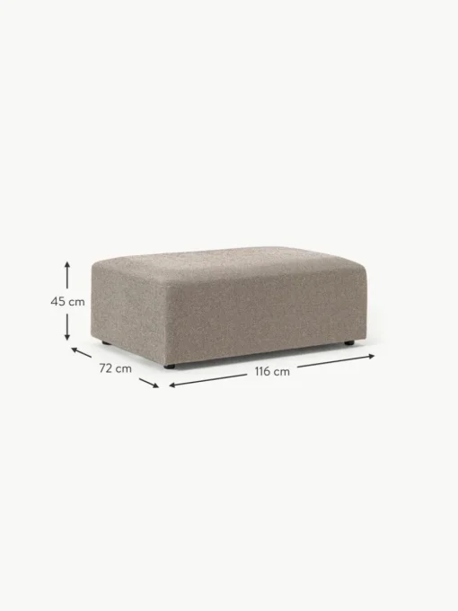 XL-Hocker Melva, B 116 x T 72 cm