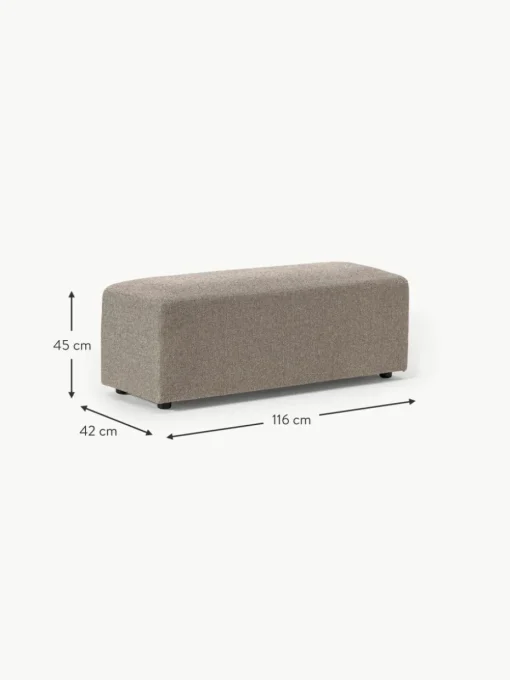 XL-Hocker Melva, B 116 x T 42 cm