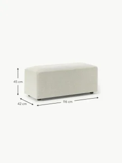 XL-Hocker Melva, B 116 x T 42 cm