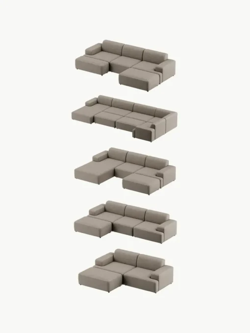 XL-Hocker Melva, B 116 x T 72 cm