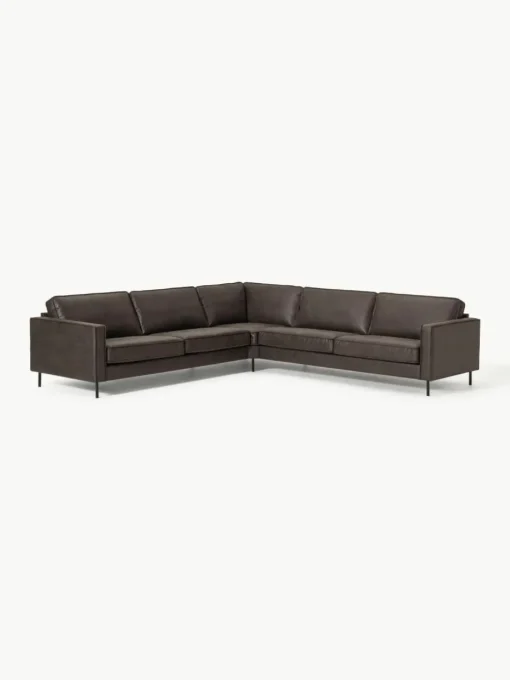 XL-Wohnlandschaft Hunter aus recyceltem Leder