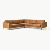 XL-Wohnlandschaft Hunter aus recyceltem Leder