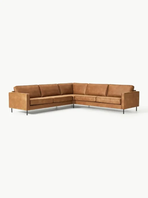 XL-Wohnlandschaft Hunter aus recyceltem Leder