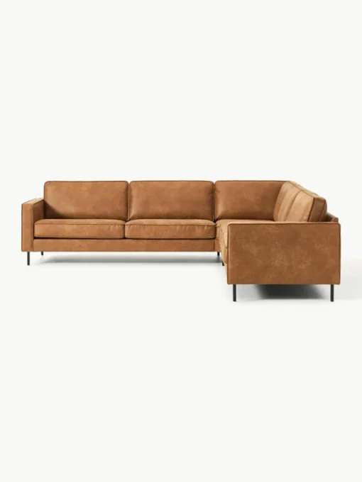 XL-Wohnlandschaft Hunter aus recyceltem Leder