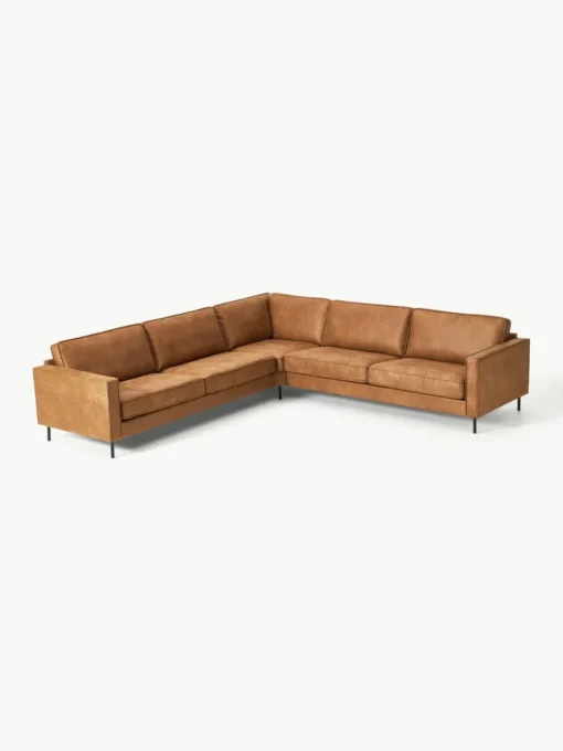 XL-Wohnlandschaft Hunter aus recyceltem Leder