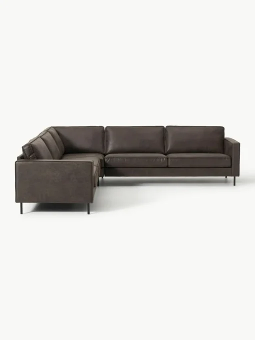 XL-Wohnlandschaft Hunter aus recyceltem Leder