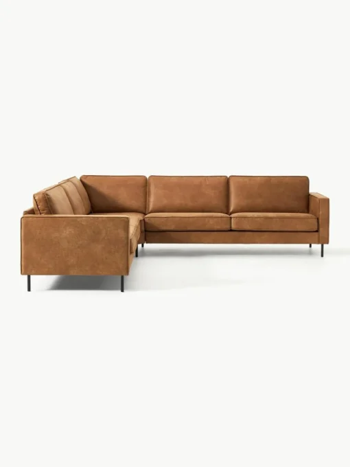 XL-Wohnlandschaft Hunter aus recyceltem Leder