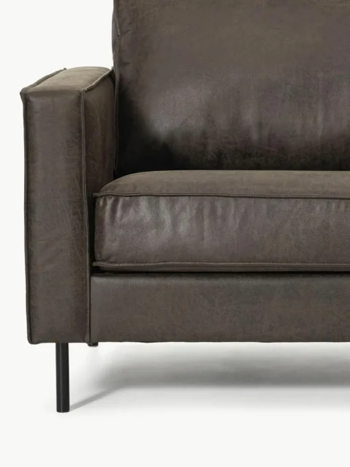XL-Wohnlandschaft Hunter aus recyceltem Leder