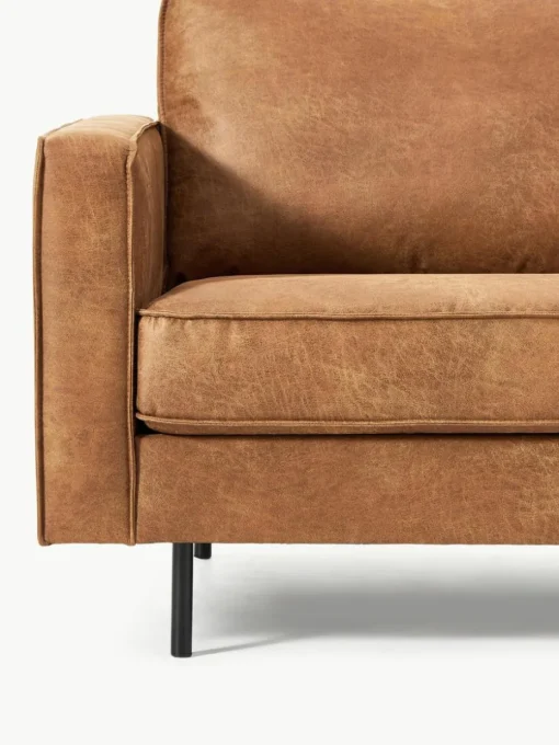 XL-Wohnlandschaft Hunter aus recyceltem Leder