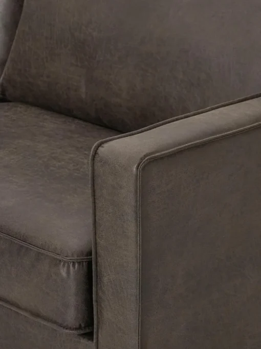 XL-Wohnlandschaft Hunter aus recyceltem Leder