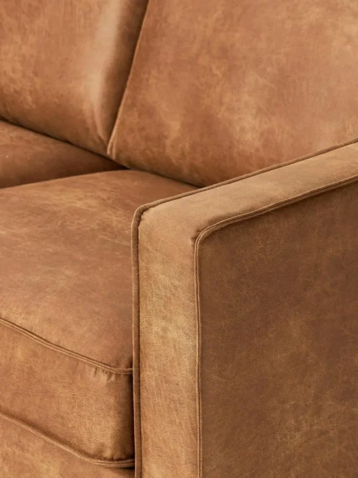 XL-Wohnlandschaft Hunter aus recyceltem Leder