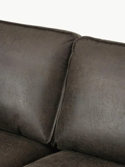 XL-Wohnlandschaft Hunter aus recyceltem Leder