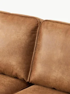 XL-Wohnlandschaft Hunter aus recyceltem Leder