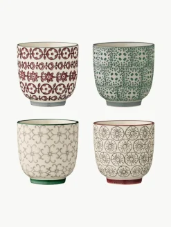 XS Becher Karine mit kleinem Muster, 4er-Set