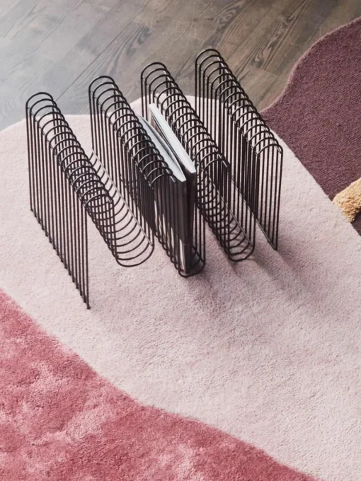 Zeitschriftenhalter Curva aus Metall