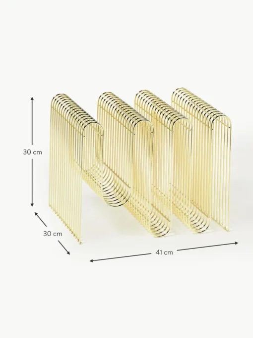 Zeitschriftenhalter Curva aus Metall