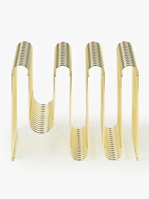 Zeitschriftenhalter Curva aus Metall