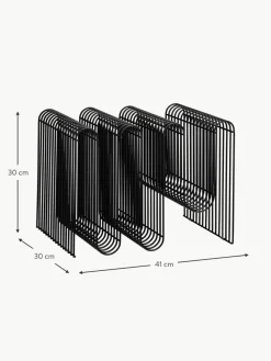 Zeitschriftenhalter Curva aus Metall