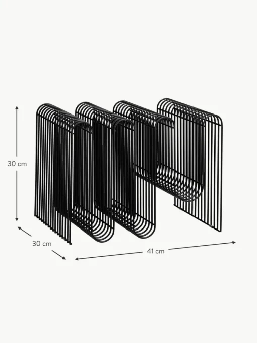 Zeitschriftenhalter Curva aus Metall